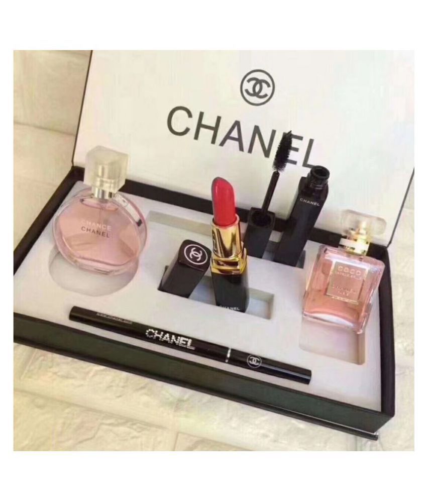 Chanel Gift Set (2 Perfume + 4 Lipstick Intense Lip Color) 100Gm - Swiss  Yarn