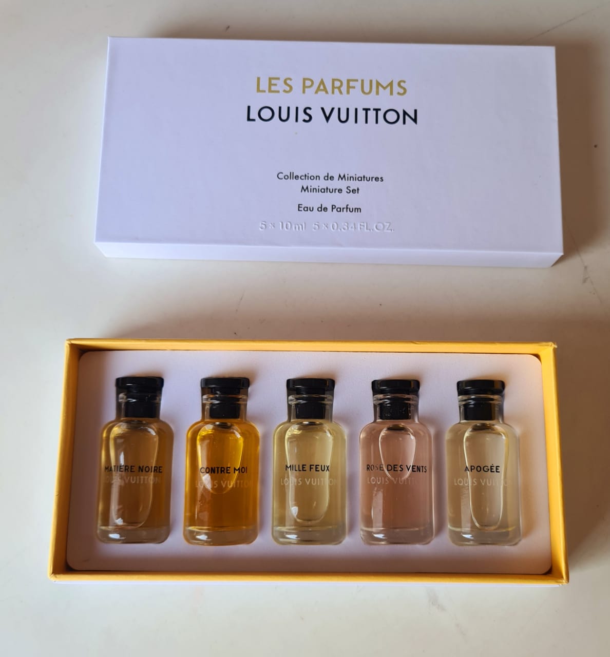 Louis Vuitton Perfume 10 ml 7 Miniature Set - Rose Des Vents Le Jour Se  Lève NWB